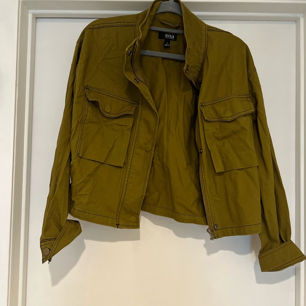 a.n.a Olive Green Jacket